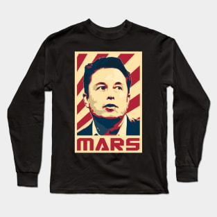 Elon Musk Mars Long Sleeve T-Shirt